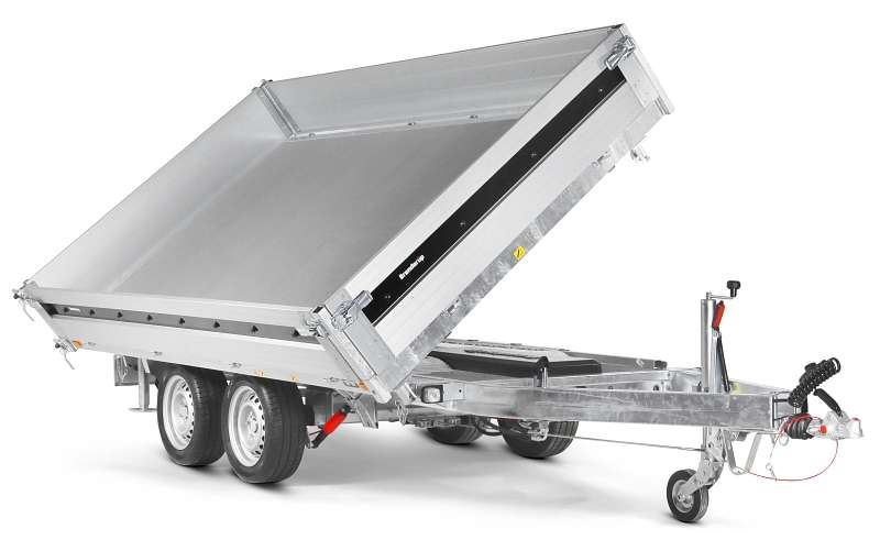 Remolque basculante tridireccional Brenderup TT5325ATB2700S, dimensiones: 1800 x 3250 x 350 mm, SW11200
