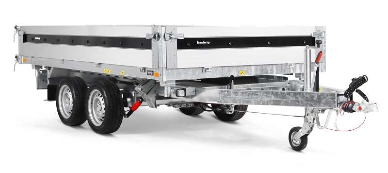 Remolque basculante tridireccional Brenderup TT5325ATB2700S, dimensiones: 1800 x 3250 x 350 mm, SW11200 - Imagen 3