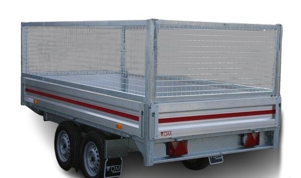Remolque basculante de 2,60 x 1,50 m - 2 ejes - 750 kg - Imagen 2